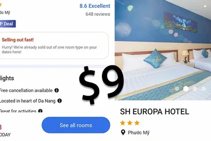 9USD Budget Hotel Da Nang February