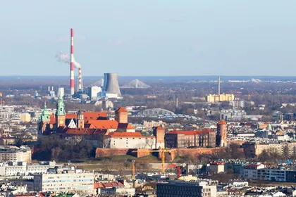 Krakow City Centre Skyline