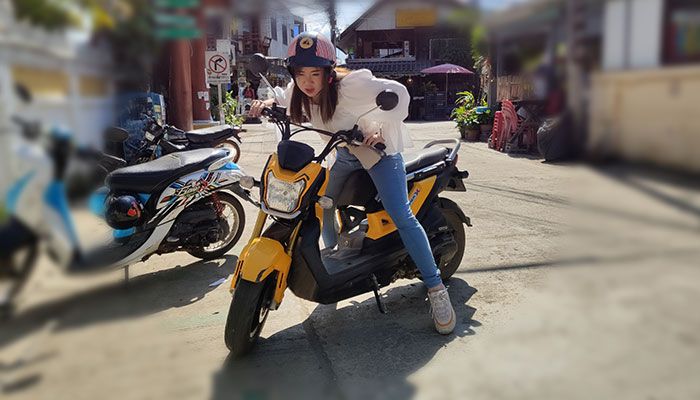 Beginner Scooter Rider