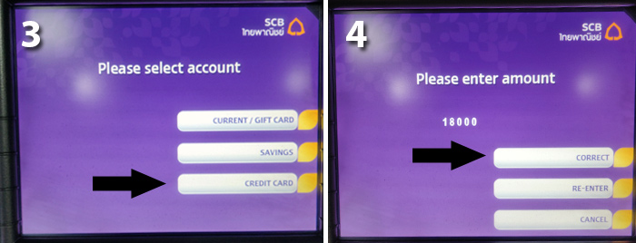 Cash Machine Thailand step 3 and 4 