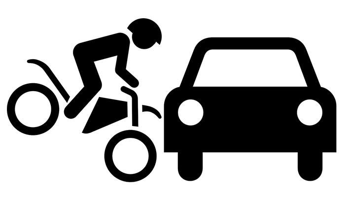 Motorbike Crash Symbol