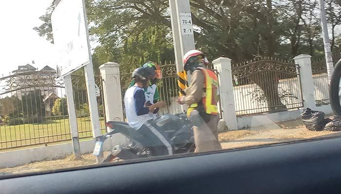 Police Motorbike Checkpoint