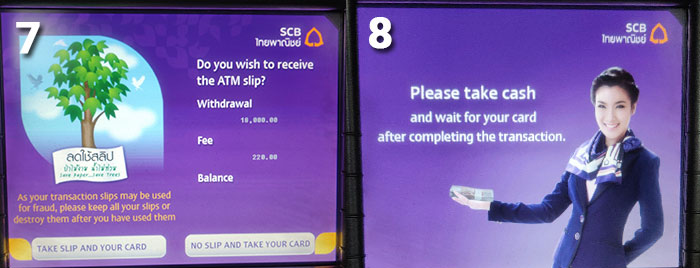 Thailand Cash Machine Step 7 & 8