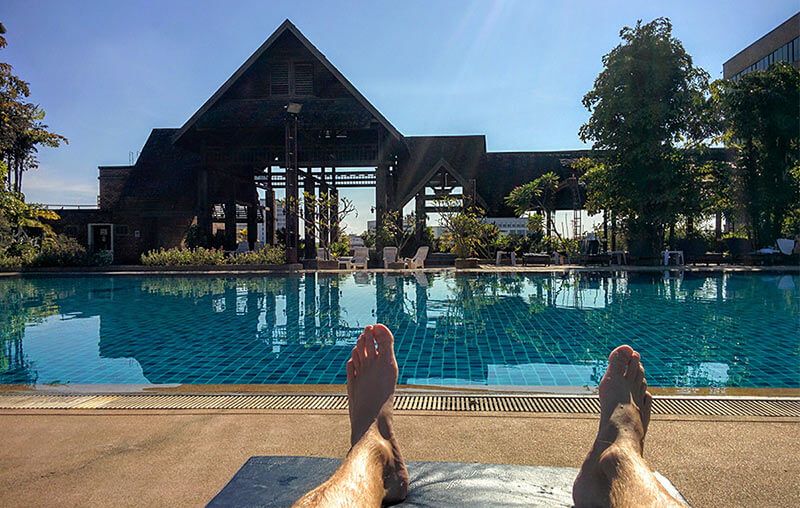 Lotus Hotel Swimming Pool in Chiang Mai