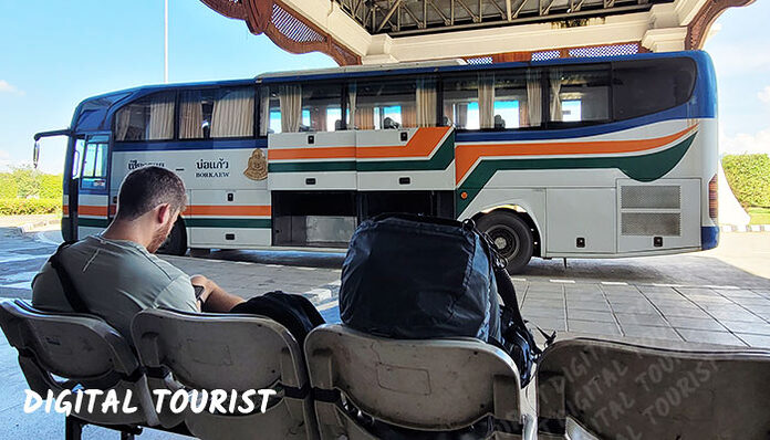 Immigration Bus at Chiang Khong